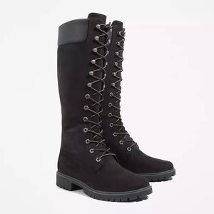 TIMBERLAND Black Premium 14-Inch Waterproof Tall Boots size 8 (New in Box)